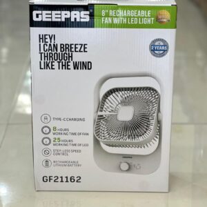 پنکه شارژی جیپاس مدل 21162 اصل