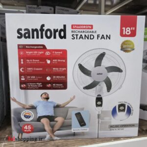 پنکه ایستاده شارژی سانفورد ۱۸ اینچ مدل ۶۶۰۰